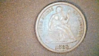 1883  US Seated Liberty Dime, Circulated .900 Silver (US-9250)