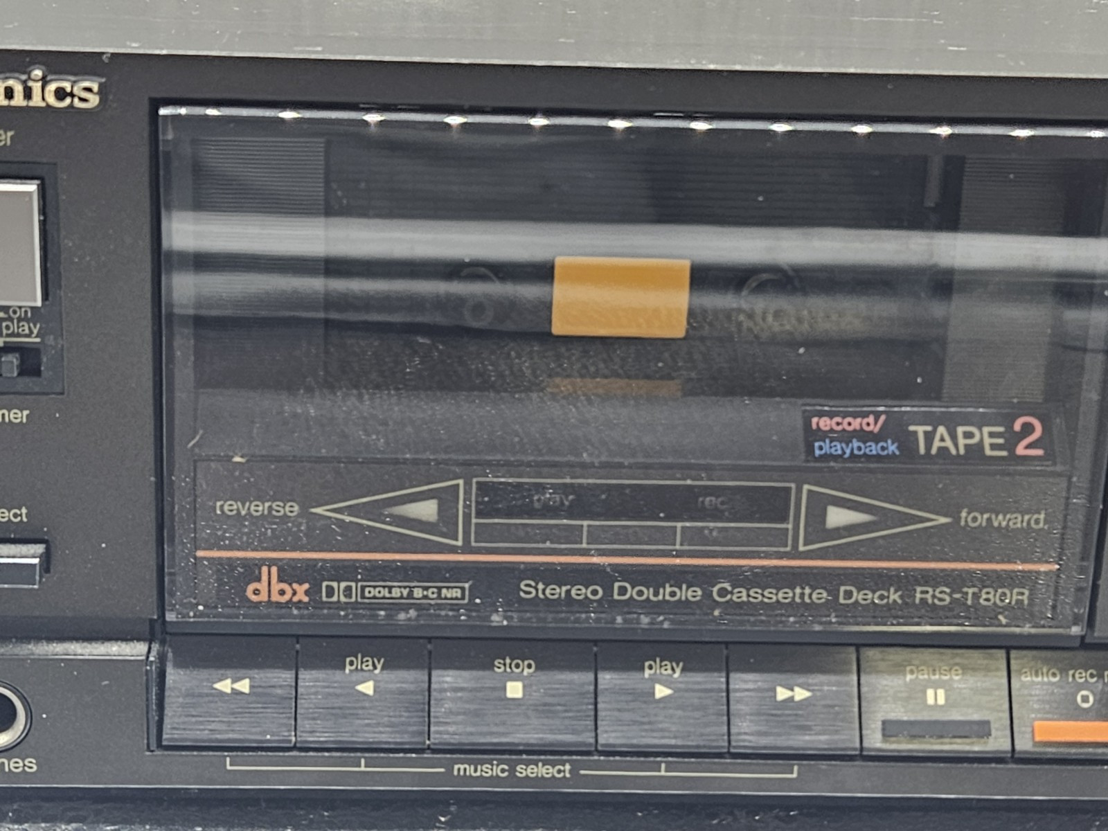 Technics RS-T80R DBX Dolby Noise Reduction Dual Player Recorder | eBay