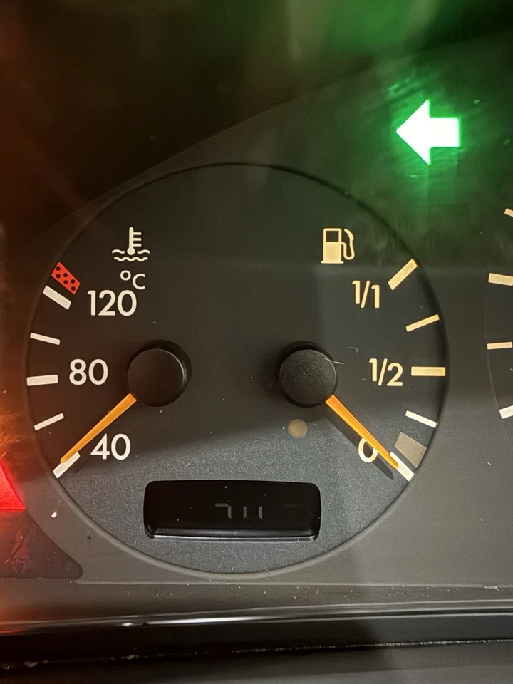 00-03 Mercedes W210 E320 E430 Velocímetro Odómetro Cuadro de instrumentos Medidor OEM Foto 4 de 4