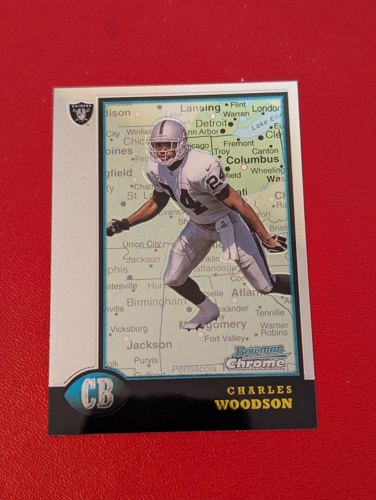 Charles Woodson Bowman Chrome Interstate #181 Interstate