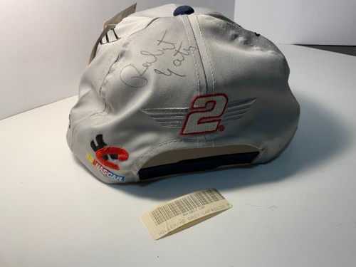 Harley HD Miller Lite Collab Hat Signed Rusty Wallace Robert Yates Racing stains - Picture 3 of 14