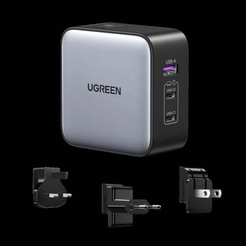 UGREEN Nexode 65W GaN Travel Charger 3-Ports
