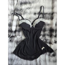 Gilligan  O'Malley Black Lingerie Dress - Size Small