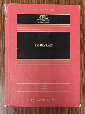Aspen Casebook Ser.: Family Law 6th Edition - ACCEPTABLE