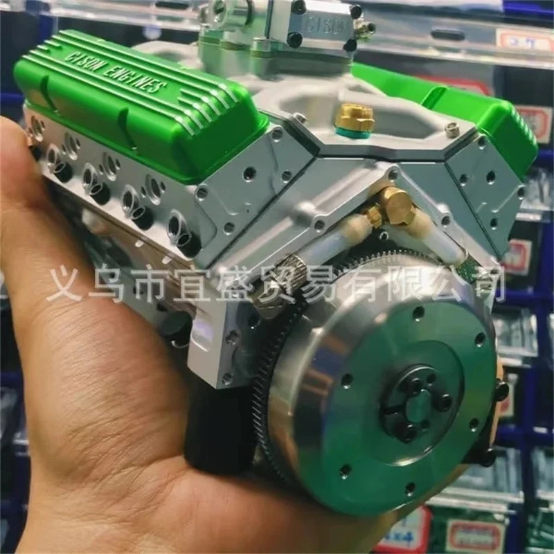 V8 Engine Kit Gas Model - OHV V8 Small Engine Model Kit Model Engine Resin Model - Image 3 of 4