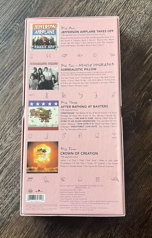 JEFFERSON AIRPLANE IGNITION 4 CD SET 2001 - Image 2 of 3