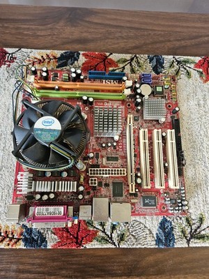 MSI 945GM3-F - Motherboard w/CPU & FAN!!  Tested Working!!