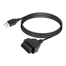 3.3FT OBDII Female to USB A Male Cable,OBD2 to USB Power Connection