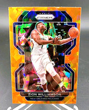 2021-22 Panini Prizm - Orange Ice Prizm #108 Zion Williamson