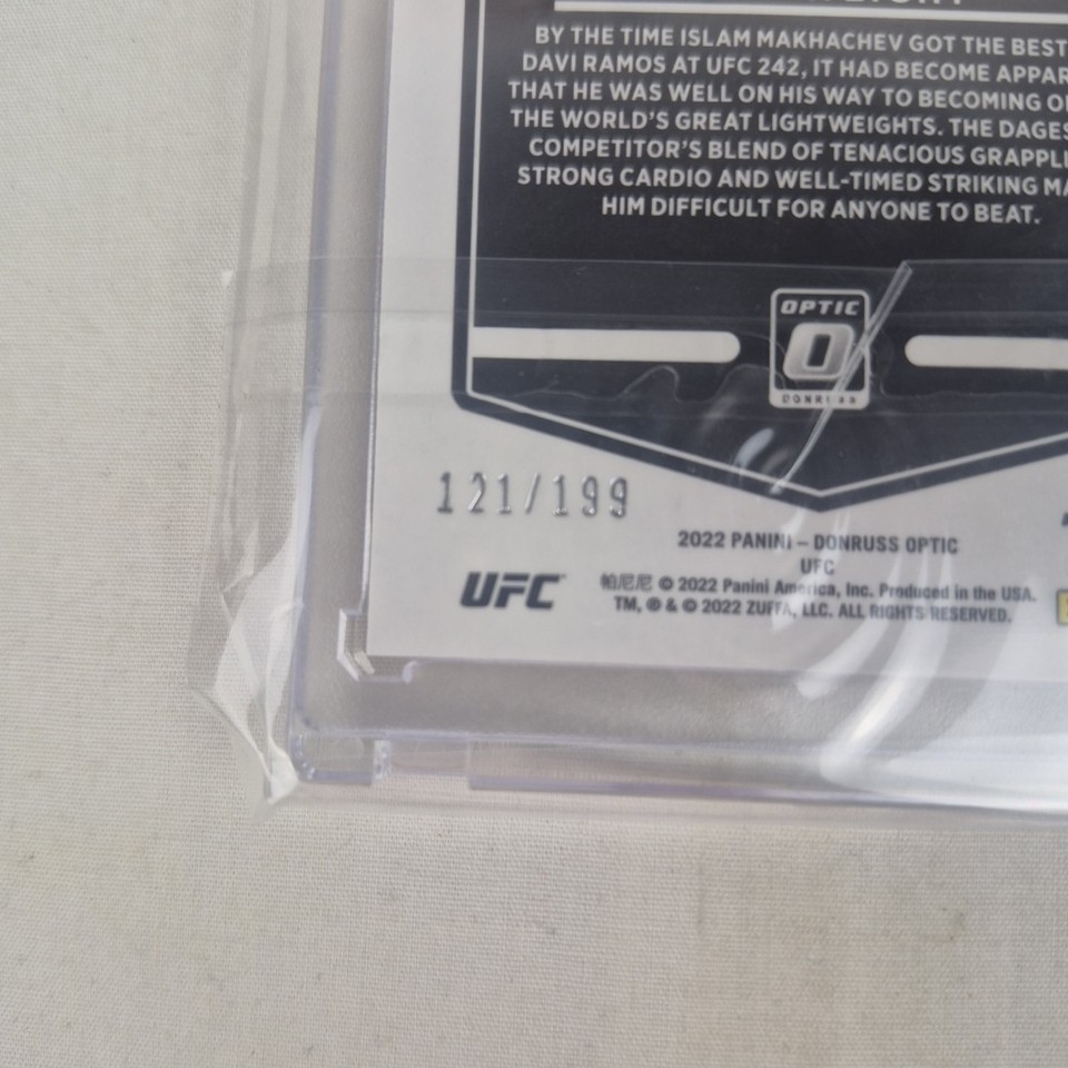 2022 Donruss Optic UFC Islam Makhachev #12 Red Prizm SP /199 | eBay ...