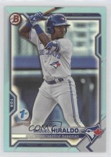 2021 Bowman Draft 1st Edition Sky Blue Foil Miguel Hiraldo #BD-98 0c6