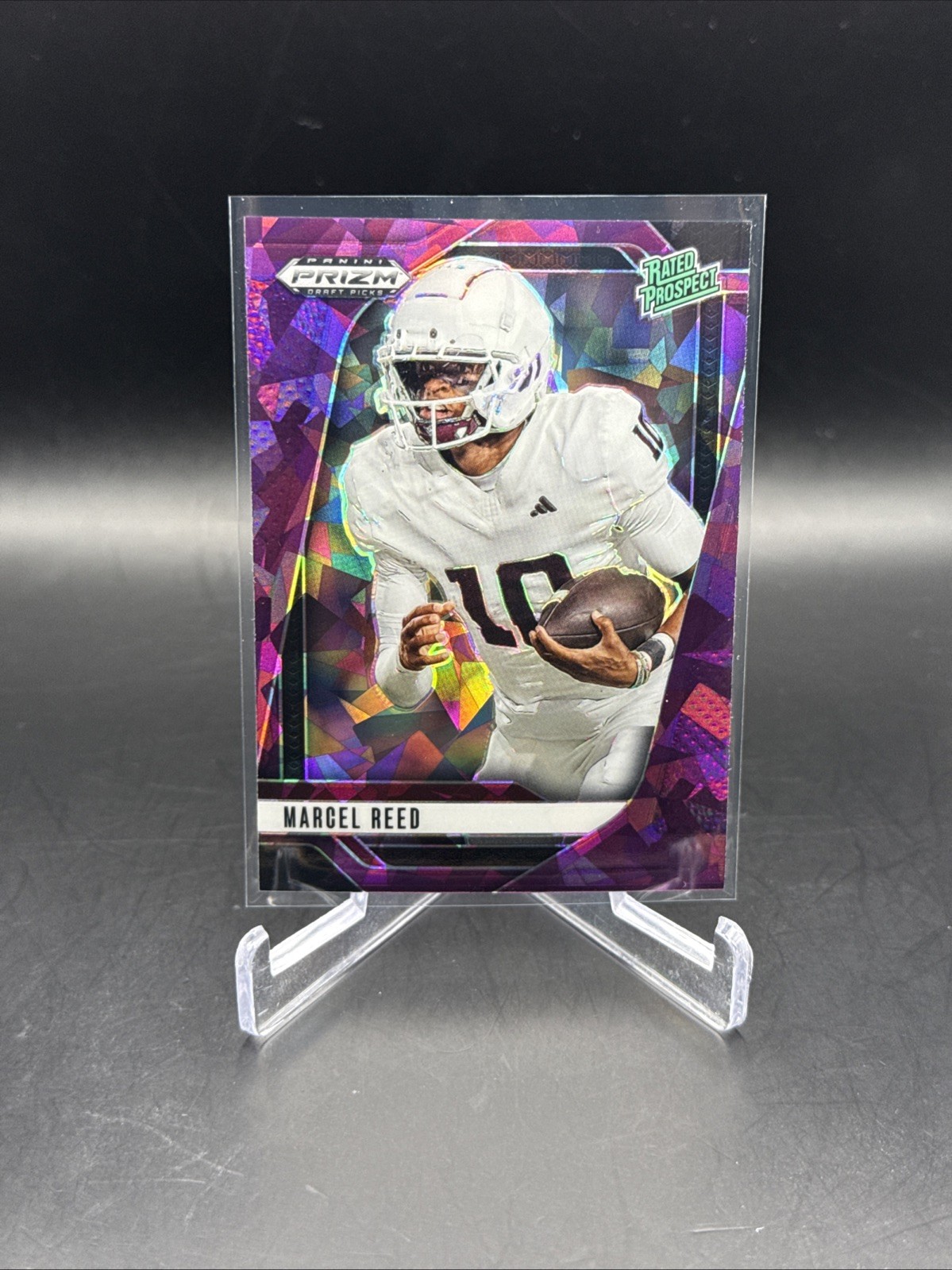 2025 Panini Prizm Draft Picks /199 Marcel Reed PURPLE ICE PRIZM #167 Texas A&M