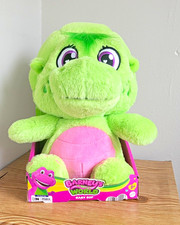 Mattel Barney's World Baby Bop Dinosaur Plush Boxed Green/Pink 2 2024 JGH73