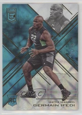 2016 Donruss Elite Elite Rookies Teal 37/75 Germain Ifedi #120 Rookie RC 0af