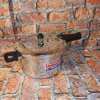 prestige pressure cooker. Tri ply stainless steel 5 litre. induction compatible 