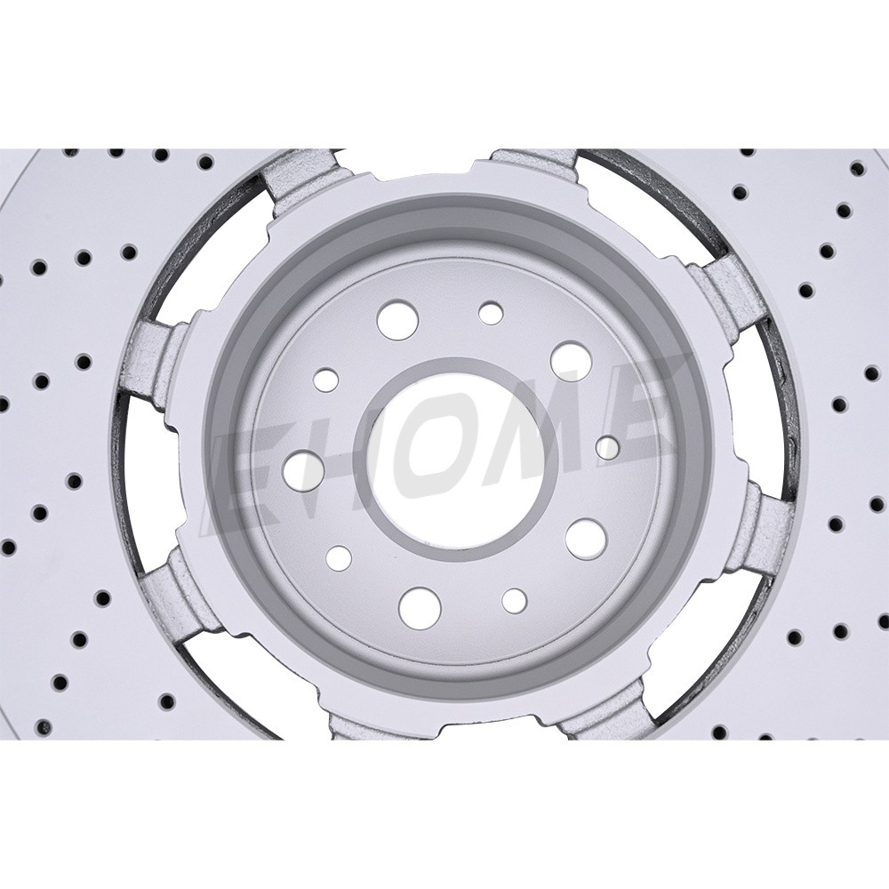 Front Brake Rotors Set For Maserati Granturismo Quattroporte GranCabrio 235318