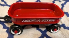 Vintage Radio Flyer Little Red Metal Small Toy Wagon Kids