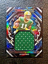 2023 Panini Obsidian - Unbreakable Memorabilia Jayden Reed #UM-JRE /199 (MEM,...
