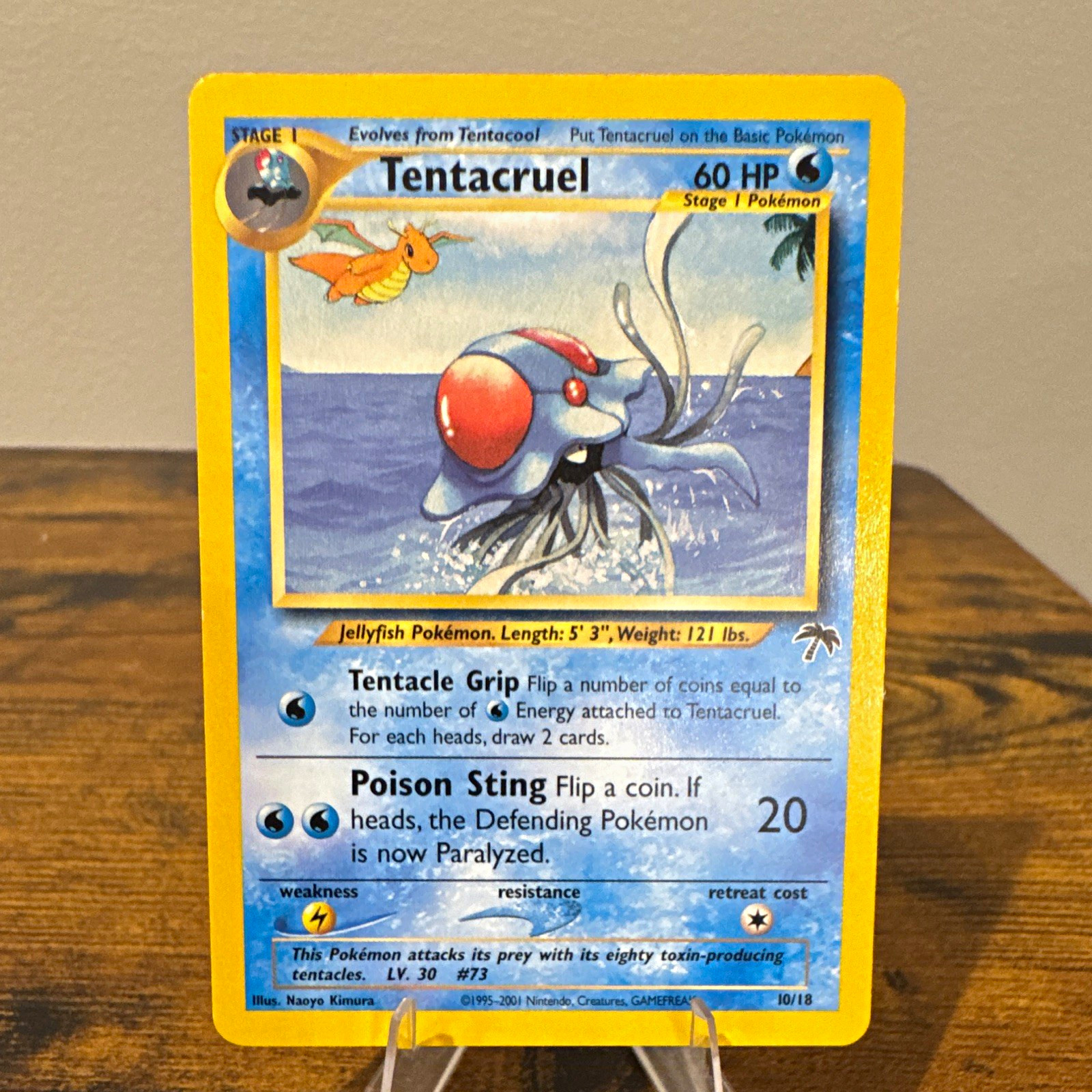 Pokemon TCG Tentacruel 10/18 Southern Islands Regular Promo English 60 HP 2001