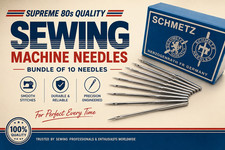 SCHMETZ 134-35 KK Kurzschaft N&auml;hmaschinennadeln #100/16 & 110/18 Canu 32:01