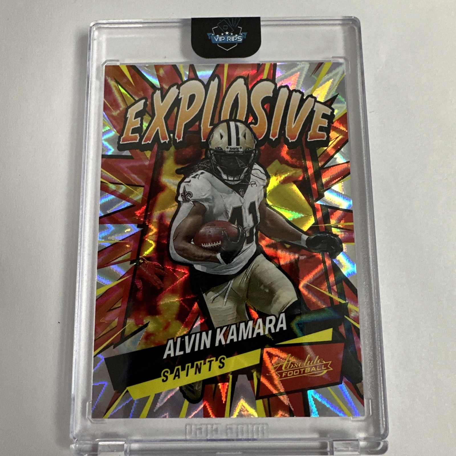 2022 Panini Absolute Explosive Alvin Kamara #E23 New Orleans Saints CASE HIT