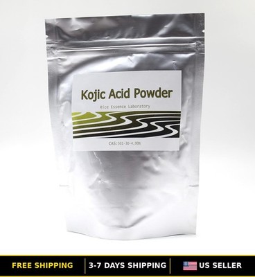 Pure Kojic Acid Powder 99.5% - Natural Skin Lightening Agent, 100g