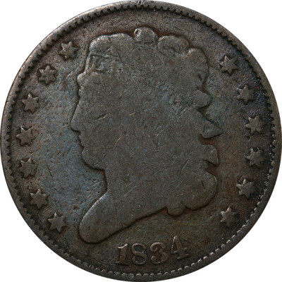 1834 Half Cent