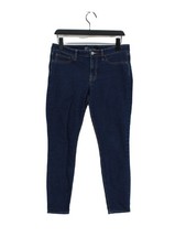 Gap Women's Jeans W 28 in Blue Cotton with Polyester, Rayon Straight