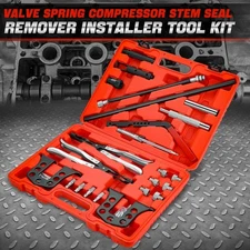 OHV OHC Valve Spring Compressor Stem Seal Overhead Remover Installer Tool Set