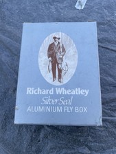 Vintage Richard Wheatley Silver Seal Aluminium Fly  Box In Original Box Unused
