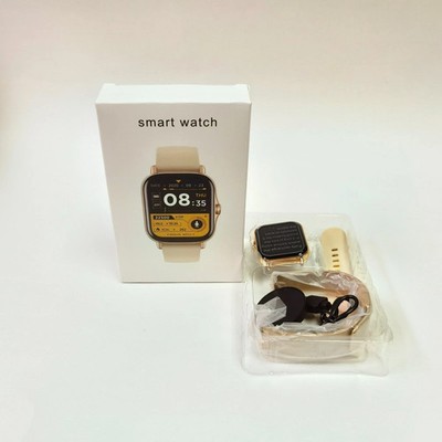 Smart Watch For Women And Men Golden Sports Watch With Call - USA Seller