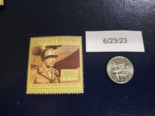 George S. Patton General 2011 Republique De Guinee Stamp
