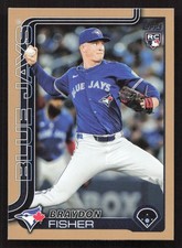 2025 Topps Update Braydon Fisher Gold #/2025 RC Rookie #US89 Card. rookie card picture