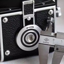Rolleiflex Ersatzteil Spare Part Adapter -Gewinde Screw Cap 3Pcs Electroplatehj