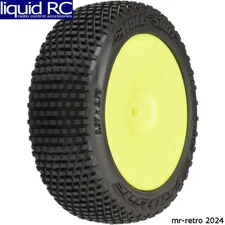 Pro-Line 1031712 Hole Shot 3.0 Buggy Tires MTD Velocity Yellow Wheels for Arrma