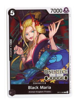 Black Maria (Judge Pack Vol. 7) OP11-089 C Foil One Piece Promotion Cards NM