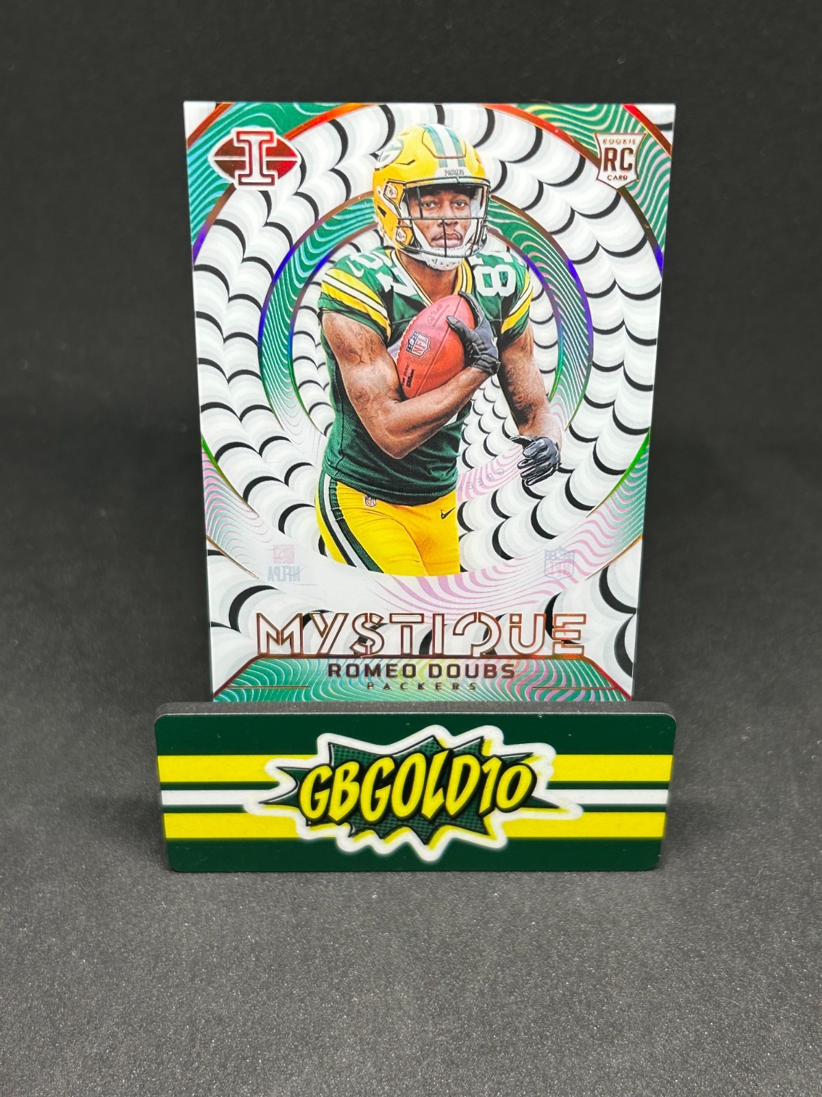 Romeo Doubs Panini Illusions Mystique #M37 Green