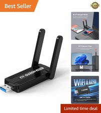 High-Speed WiFi 6 USB Adapter for Desktop PC - Dual Band 900 Mbps Connectivity