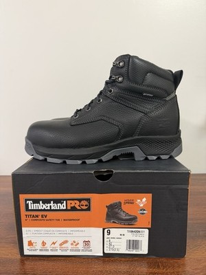 Timberland PRO TITAN EV 6  Waterproof Composite Toe Work Boot Size 9 Men NEW