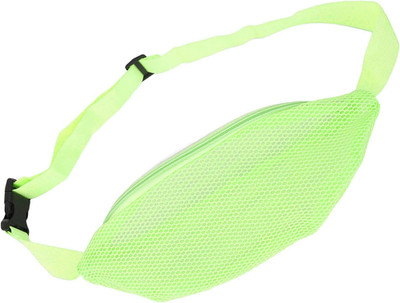 Beach Mesh Fanny Pack, Seashell Bag Mesh Beach Bag Breathable Waterproof Adju...