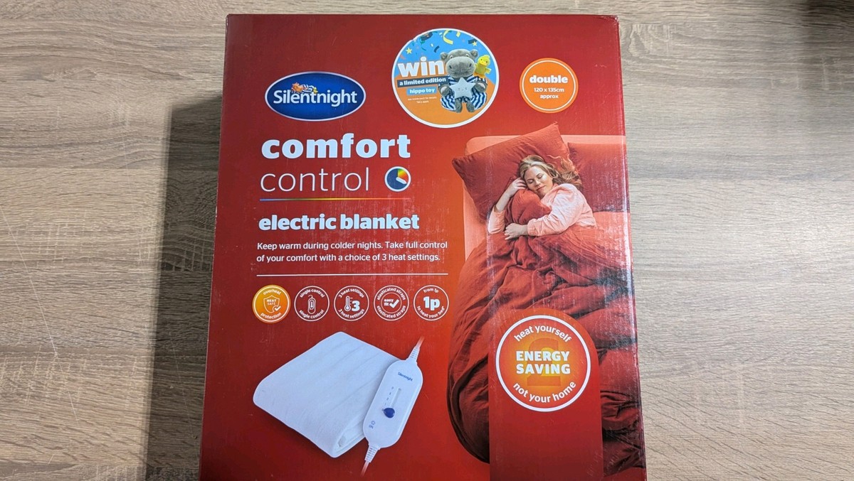 Silentnight Comfort Control Electric Blanket White Double
