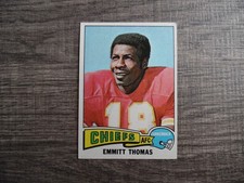 Emmitt Thomas Kansas City Chiefs 1975 TCG NFL Card #340