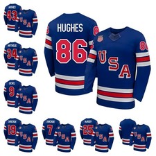 Team USA Winter Olympics 2026 Blue Stitched Hockey Jersey