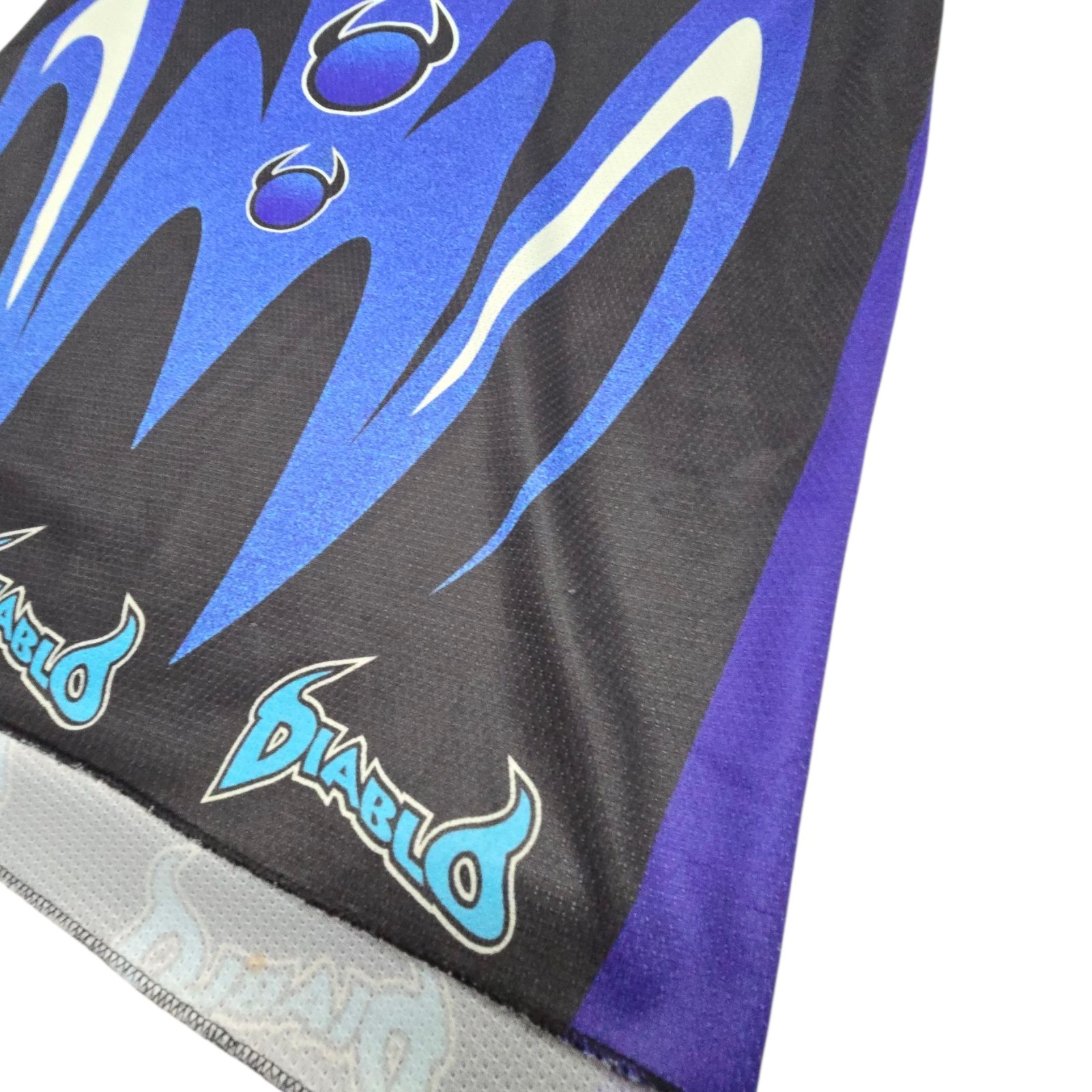 Vintage 90s Diablo Paintball Motor Cross Racing Y2K Tribal Jersey Men's SIZE L