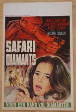 Filmplakat EA  Safari Diamants / F�r eine Handvoll Diamanten  J.-L. Trintignant