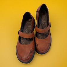 Born Aronica Mary Janes Comfort Casual Boho Leather Shoes Womens Sz 7.5