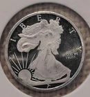 1/10 Oz Highland Mint Silver Round; Walking Liberty Design Fine