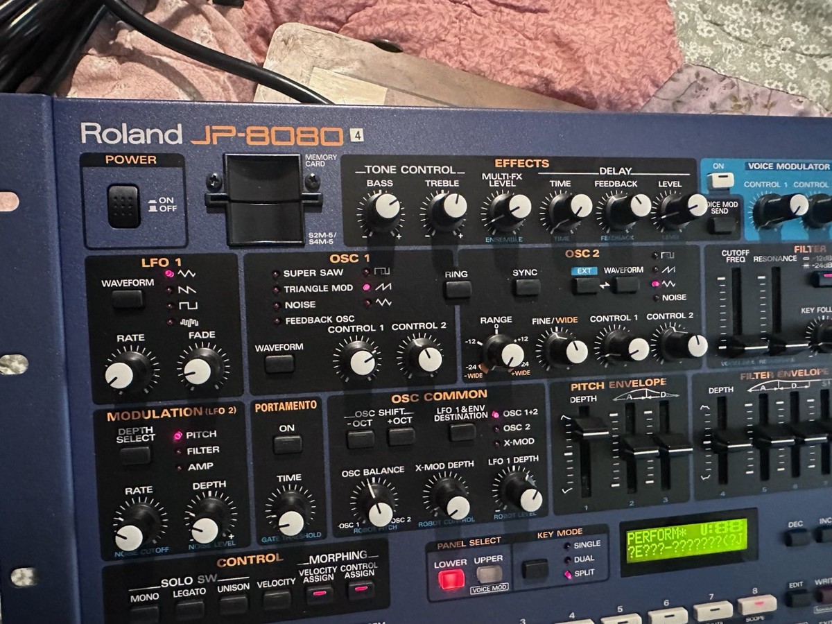 【中古】Roland JP-8080 バーチャルアナログシンセサイザー Roland JP-8080 Analog Modeling Rack Synthesizer for sale online | eBay