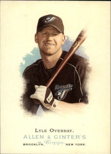 2006 Topps Allen & Ginter Lyle Overbay #218 card