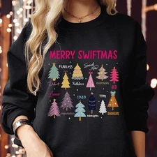 Merry Swiftmas Sweatshirt - Christmas Eras Jumper